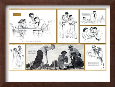 Norman Rockwell Visits A County Agent B, July 24,1948 by Norman Rockwell Pricing Limited Edition Print image