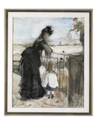 In The Balcony by Berthe Morisot Pricing Limited Edition Print image