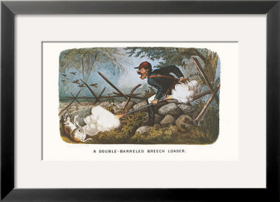 Double-Barreled Breech-Loader by Currier & Ives Pricing Limited Edition Print image