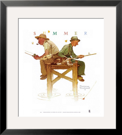 Lazy Days by Norman Rockwell Pricing Limited Edition Print image