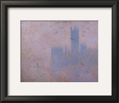 The Houses Of Parliament, The Seagulls by Claude Monet Pricing Limited Edition Print image