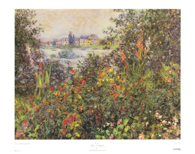 Fleurs A Vetheuil by Claude Monet Pricing Limited Edition Print image