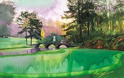 12Th At Augusta by Ken Call Pricing Limited Edition Print image