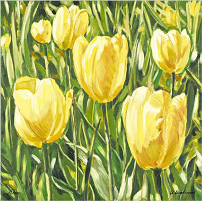 Tulips Yellow by Karsten Kirchner Pricing Limited Edition Print image