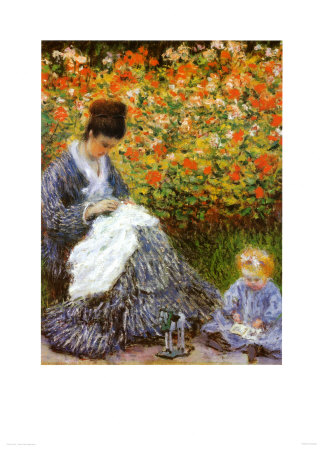 Mme Et Mlle Monet by Claude Monet Pricing Limited Edition Print image