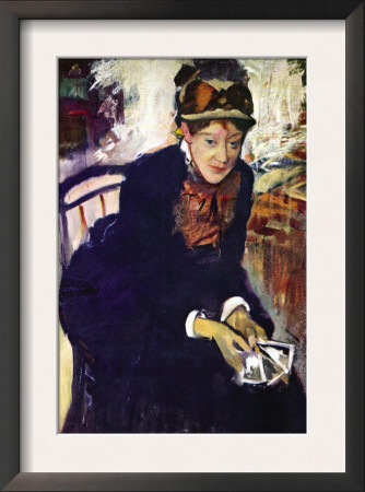 Portrait Of Miss. Cassatt by Edgar Degas Pricing Limited Edition Print image
