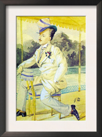 A Dandy by James Tissot Pricing Limited Edition Print image