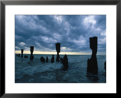 Dark Sky And Broken Pillars, Naples, Fl by Robin Hill Pricing Limited Edition Print image