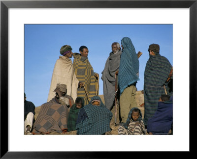 Local People, Debirichwa Village, Simien Mountains National Park, Ethiopia, Africa by David Poole Pricing Limited Edition Print image