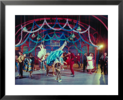 Actress Carol Lawrence Et Al In Dance Scene From Broadway Musical West Side Story by Hank Walker Pricing Limited Edition Print image