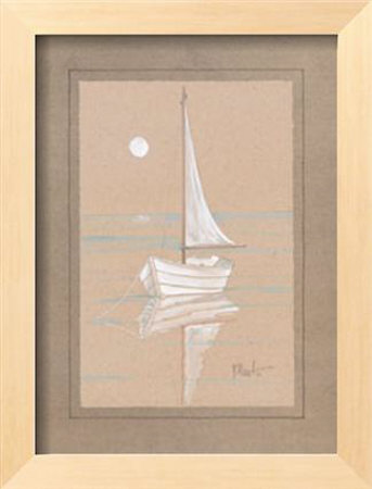 White Sailboat by Paul Brent Pricing Limited Edition Print image