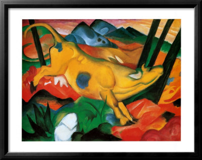 Gelbe Kuh 1911 by Franz Marc Pricing Limited Edition Print image