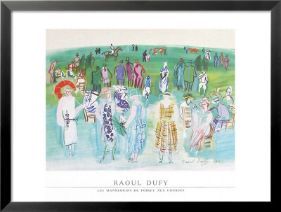 Mannequins De Poiret Aux Cours by Raoul Dufy Pricing Limited Edition Print image