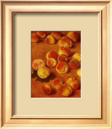 A Pile Of Many Fresh Rip Peaches by Claude Monet Pricing Limited Edition Print image