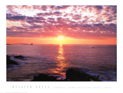 Sunrise From Portland Head Light by William Neill Pricing Limited Edition Print image