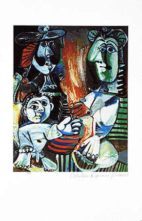 Two Women With Child by Pablo Picasso Pricing Limited Edition Print image
