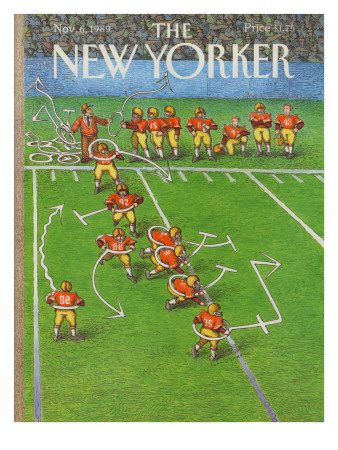The New Yorker Cover - November 6, 1989 by John O'brien Pricing Limited Edition Print image