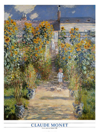 Monet's Garden At Vetheuil, 1880 by Claude Monet Pricing Limited Edition Print image
