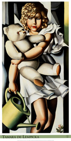 Portrait Of Mlle. Poum Rachou by Tamara De Lempicka Pricing Limited Edition Print image