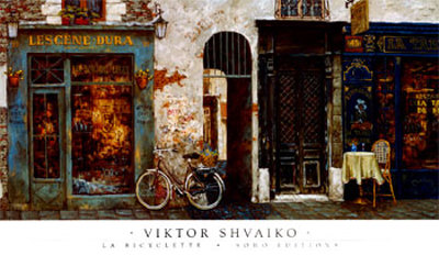 La Bicyclette by Viktor Shvaiko Pricing Limited Edition Print image