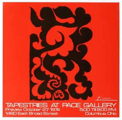 Tapestries At Pace Columbus by Pablo Picasso Pricing Limited Edition Print image