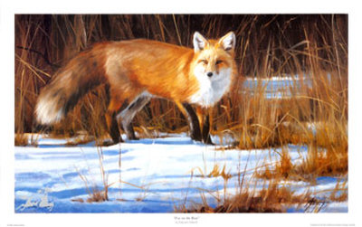 Fox On The Run by Edward Aldrich Pricing Limited Edition Print image