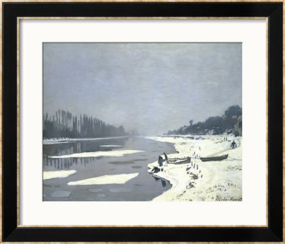 Glacons Sur La Seine A Bougival by Claude Monet Pricing Limited Edition Print image