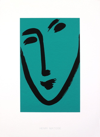 Viso Maschera (Green) by Henri Matisse Pricing Limited Edition Print image