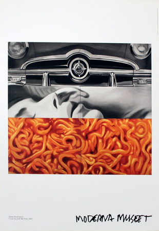 I Love You With My Ford by James Rosenquist Pricing Limited Edition Print image