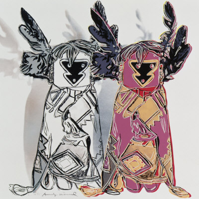 Cowboys & Indians: Kachina Dolls, C.1986 by Andy Warhol Pricing Limited Edition Print image