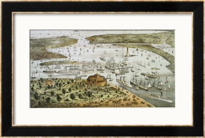 The Port Of New York by Currier & Ives Pricing Limited Edition Print image