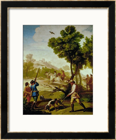 Hunting by Francisco De Goya Pricing Limited Edition Print image