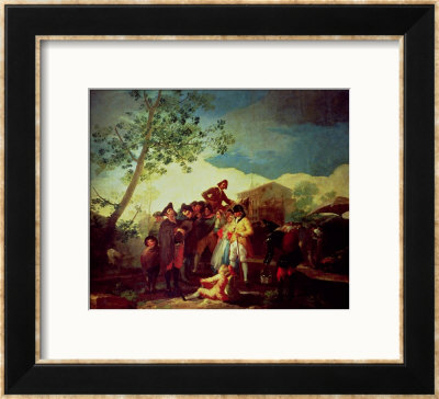 The Blind Guitar Player, Circa 1778 by Francisco De Goya Pricing Limited Edition Print image