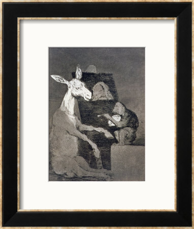 Neither More Nor Less, Plate 41 Of Los Caprichos, 1799 by Francisco De Goya Pricing Limited Edition Print image