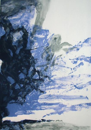 Composition 393 by Zao Wou-Ki Pricing Limited Edition Print image