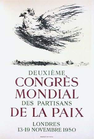 Af 1950 - Deuxième Congrès Mondial Des Partisans D by Pablo Picasso Pricing Limited Edition Print image