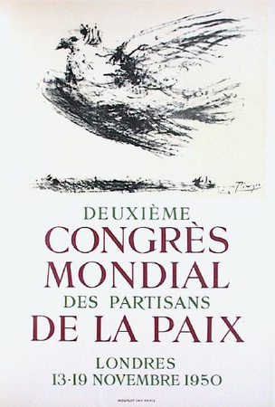 Af 1950 - Deuxieme Congres Mondial Des Partisans D by Pablo Picasso Pricing Limited Edition Print image