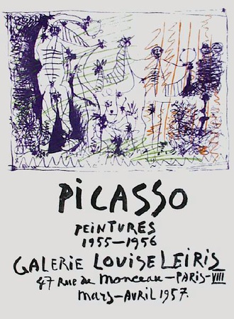 Af 1957 - Galerie Louise Leiris by Pablo Picasso Pricing Limited Edition Print image