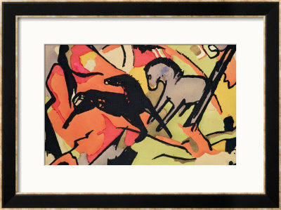 Two Horses, 1911/12 by Franz Marc Pricing Limited Edition Print image