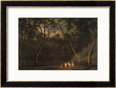 Aboriginal Coroboree In Van Diemen's Land by John Glover Pricing Limited Edition Print image
