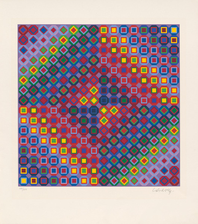 Diam I, C.1988 by Victor Vasarely Pricing Limited Edition Print image