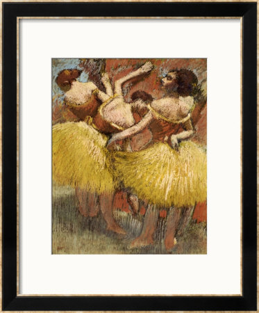 Three Dancers, Circa 1900 by Edgar Degas Pricing Limited Edition Print image