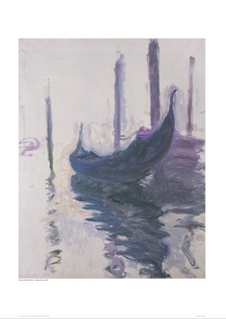 Gondolas In Venice by Claude Monet Pricing Limited Edition Print image