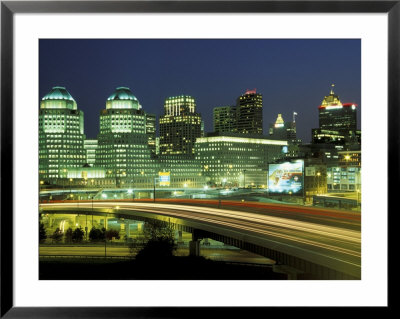 Cincinnati Skyline At Dusk, Ohio, Usa by Adam Jones Pricing Limited Edition Print image