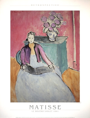 The Purple Bolero by Henri Matisse Pricing Limited Edition Print image