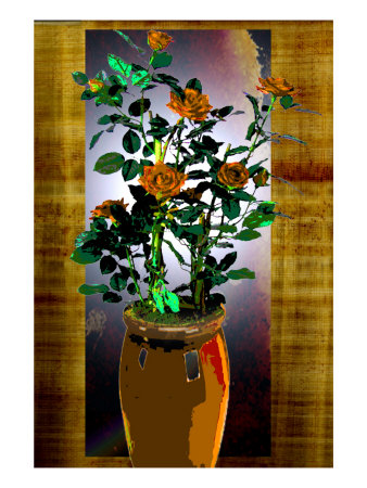 Rose In A Vase I by Miguel Paredes Pricing Limited Edition Print image