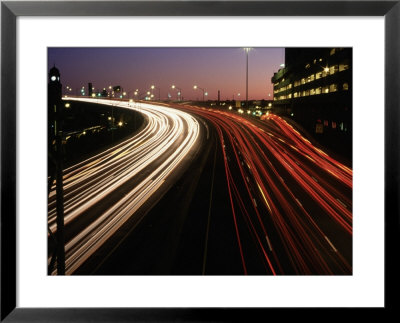 Motion Image Of Cars On City Street by Guy Crittenden Pricing Limited Edition Print image