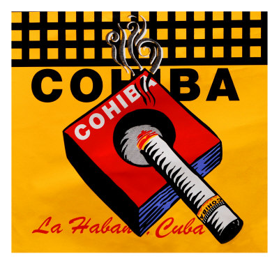 Cohiba Cigar by Steve Kaufman Pricing Limited Edition Print image
