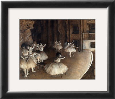Dance Rehearsal, C.1874 by Edgar Degas Pricing Limited Edition Print image