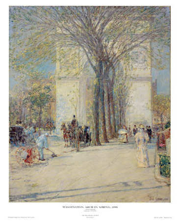 Washington D.C., Arch In Spring, 1890 by Childe Hassam Pricing Limited Edition Print image
